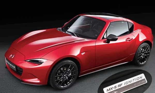 Precut tint film kit for Mazda Mx5 Convertible Hard Top from 2017 - 2024