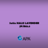 APA Satin HALO LAVENDER JP/R83.3