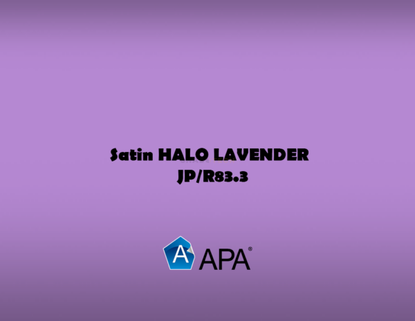 APA Satin HALO LAVENDER JP/R83.3