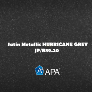 APA Satin Metallic HURRICANE GREY JP/R89.20