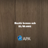 EL/W.002 rustic brown ash