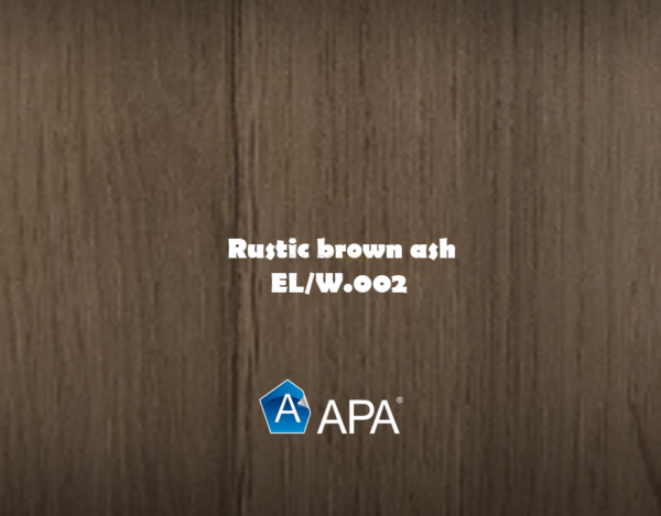 EL/W.002 rustic brown ash