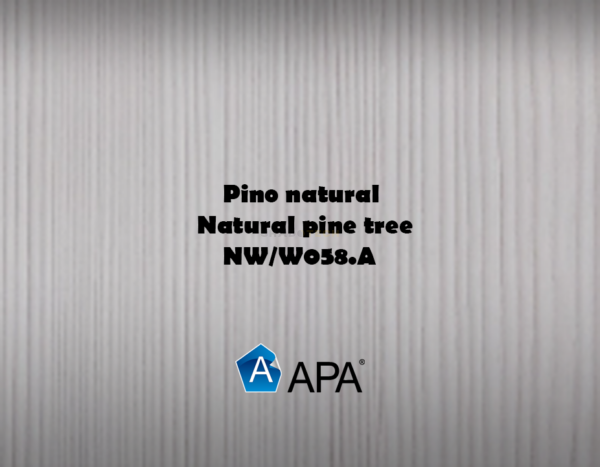 NW/W058.A pino natural - natural pine tree