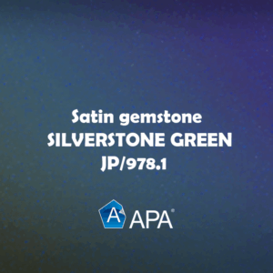 Satin gemstone SILVERSTONE GREEN JP/978.1