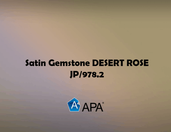 Satin Gemstone DESERT ROSE JP/978.2